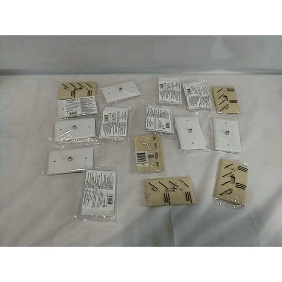 Lot of 16 New Light Switch Covers & CATV Jack Wall Plates - Picture 4 of 11
